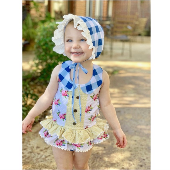 NWT - Be Girl Hattie Halter Skirted sun suit - Picture 5 of 6